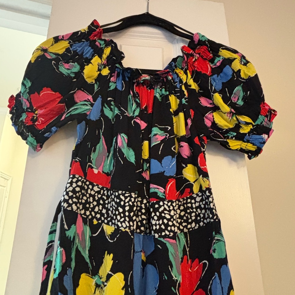 RIXO Multicolor Floral Dress